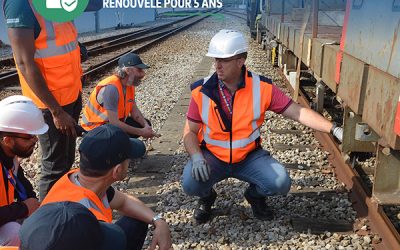 Agrément Organisme de formation ferroviaire renouvelé pour 5 ans !